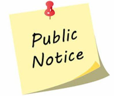 Public Notice - Street sweeping May 15